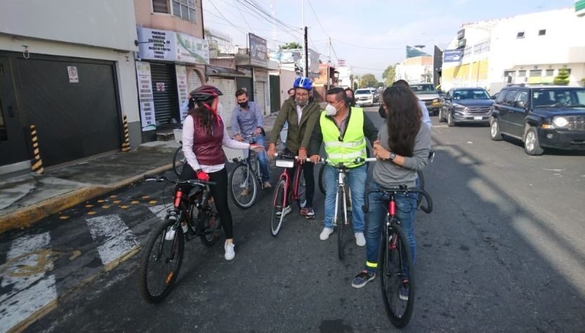 ciclovías emergentes a permanentes en Puebla