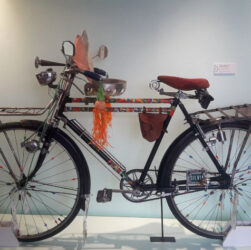 Bicicleta en la exposición Pueblo bicicletero