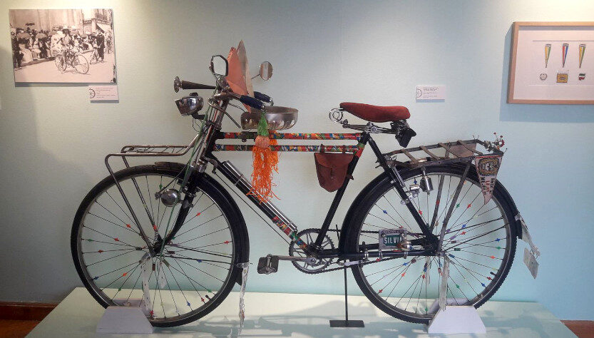 Bicicleta en la exposición Pueblo bicicletero