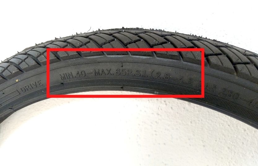 Cuál es la presión correcta de los neumáticos de una bicicleta?